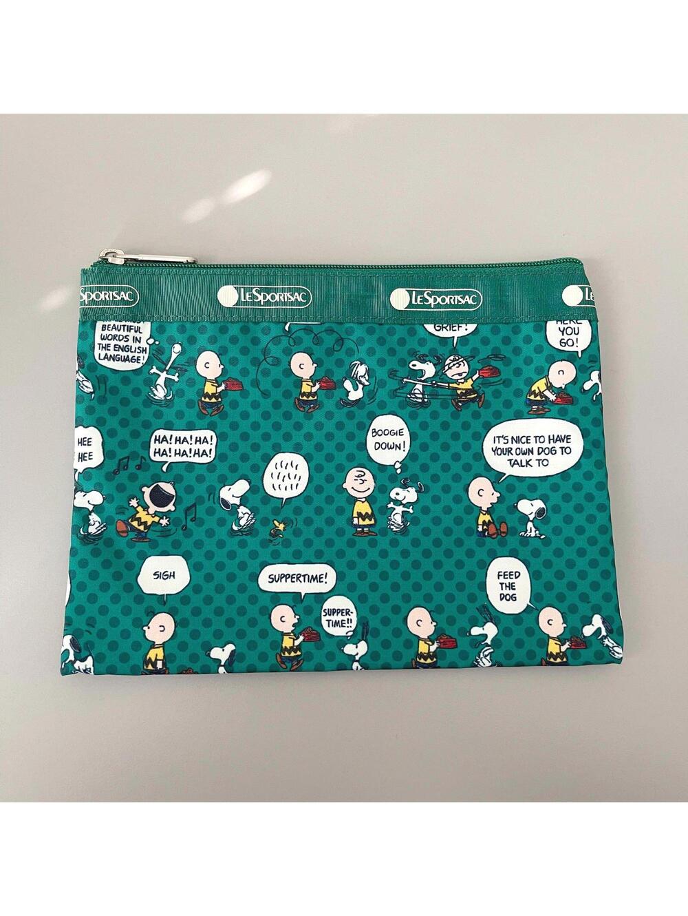Lesportsac Snoopy 1zipper Pouch NWOT - Picture 1 of 3